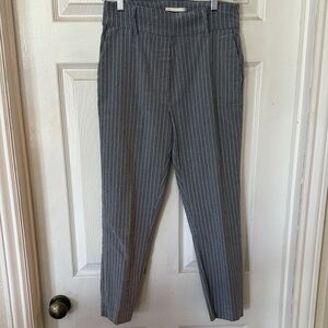 Jules & Leopold Gray Pinstripe Women's Cropped Pants